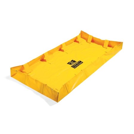 PIG PIG Collapse-A-Tainer Lite Spill Containment Berm Yellow 8' L x 4' W x 8" H PAK722-YW